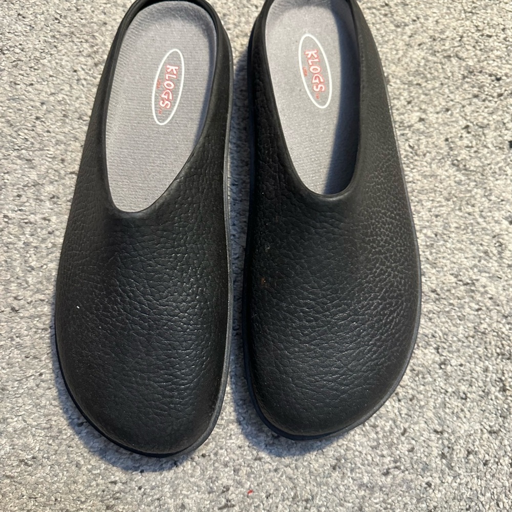 Klogs Black Mules